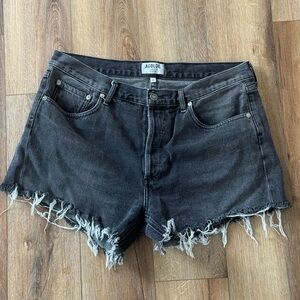 Black / Dark Grey Agolde Shorts | Size 31